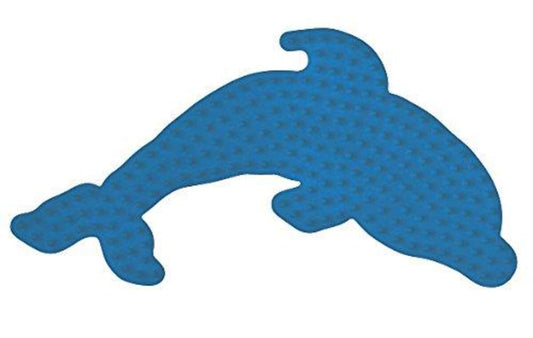Hama Bügelperlen Stiftplatte Delphin, blau