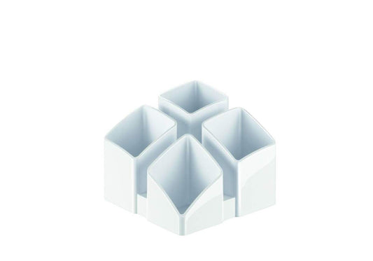 HAN Schreibtisch-Köcher SCALA, , mit 4 Fächern, 125 x 100 x 125 mm, weiß
