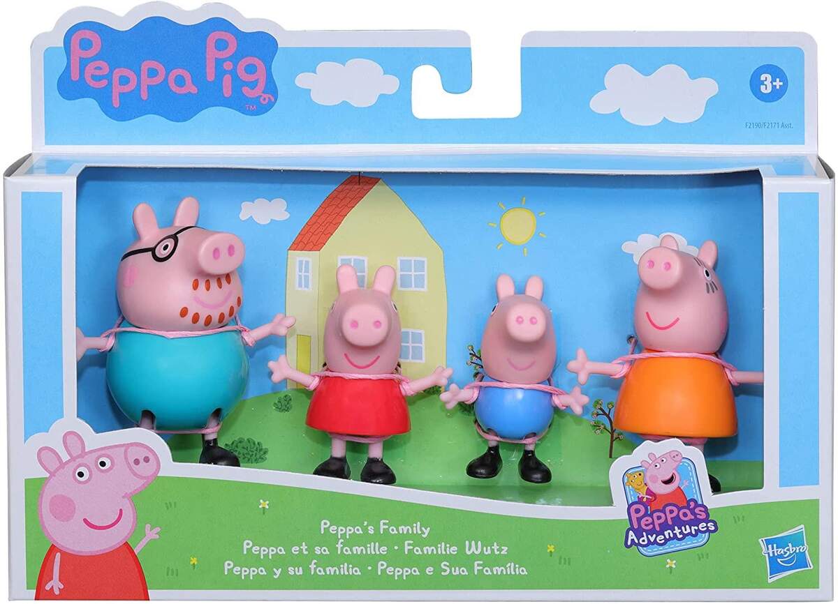 Hasbro Peppa Pig Peppas Family 4er Packung