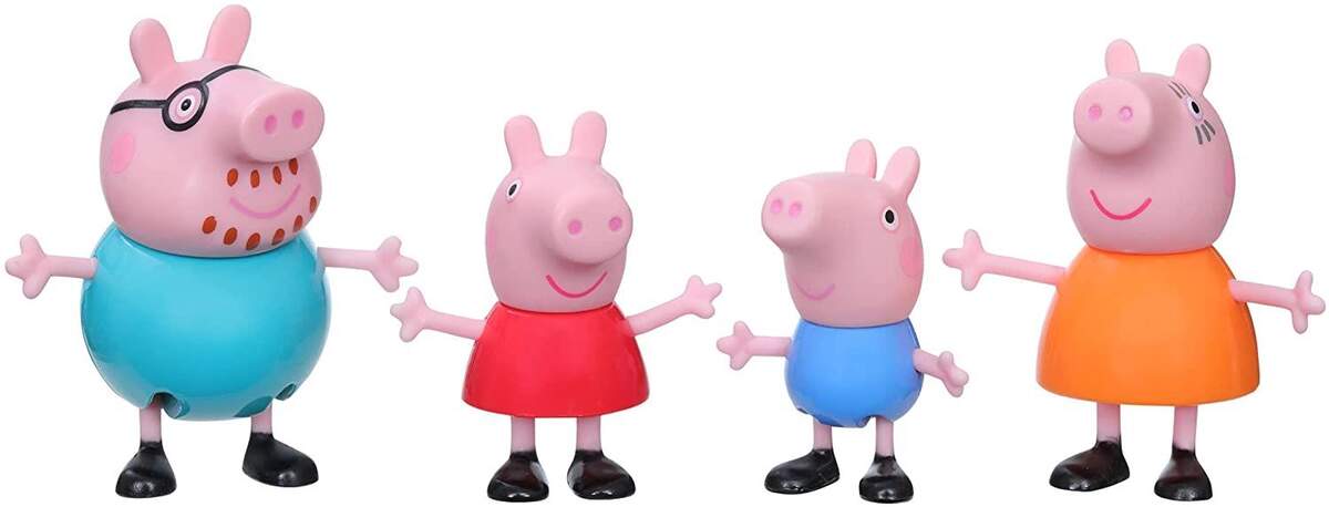 Hasbro Peppa Pig Peppas Family 4er Packung