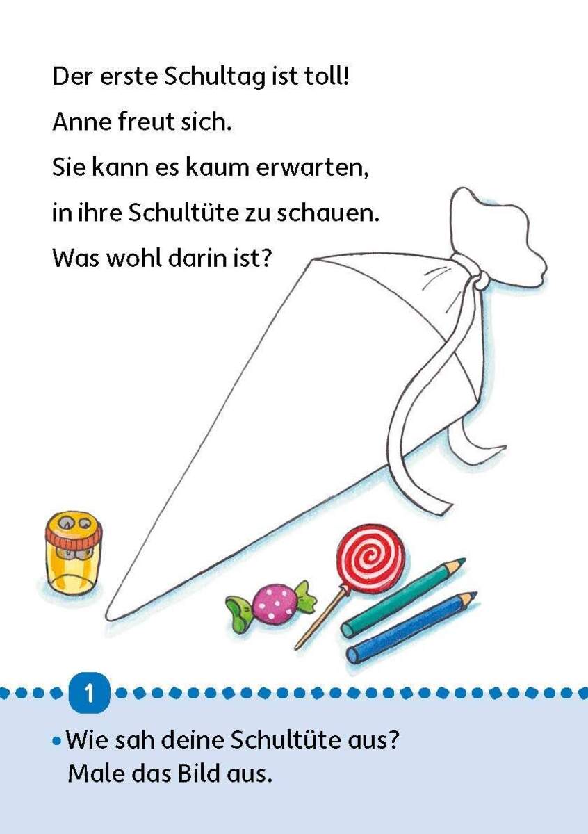 Hauschka Verlag Erstleseblock - In der Schule ist was los!, A5-Block