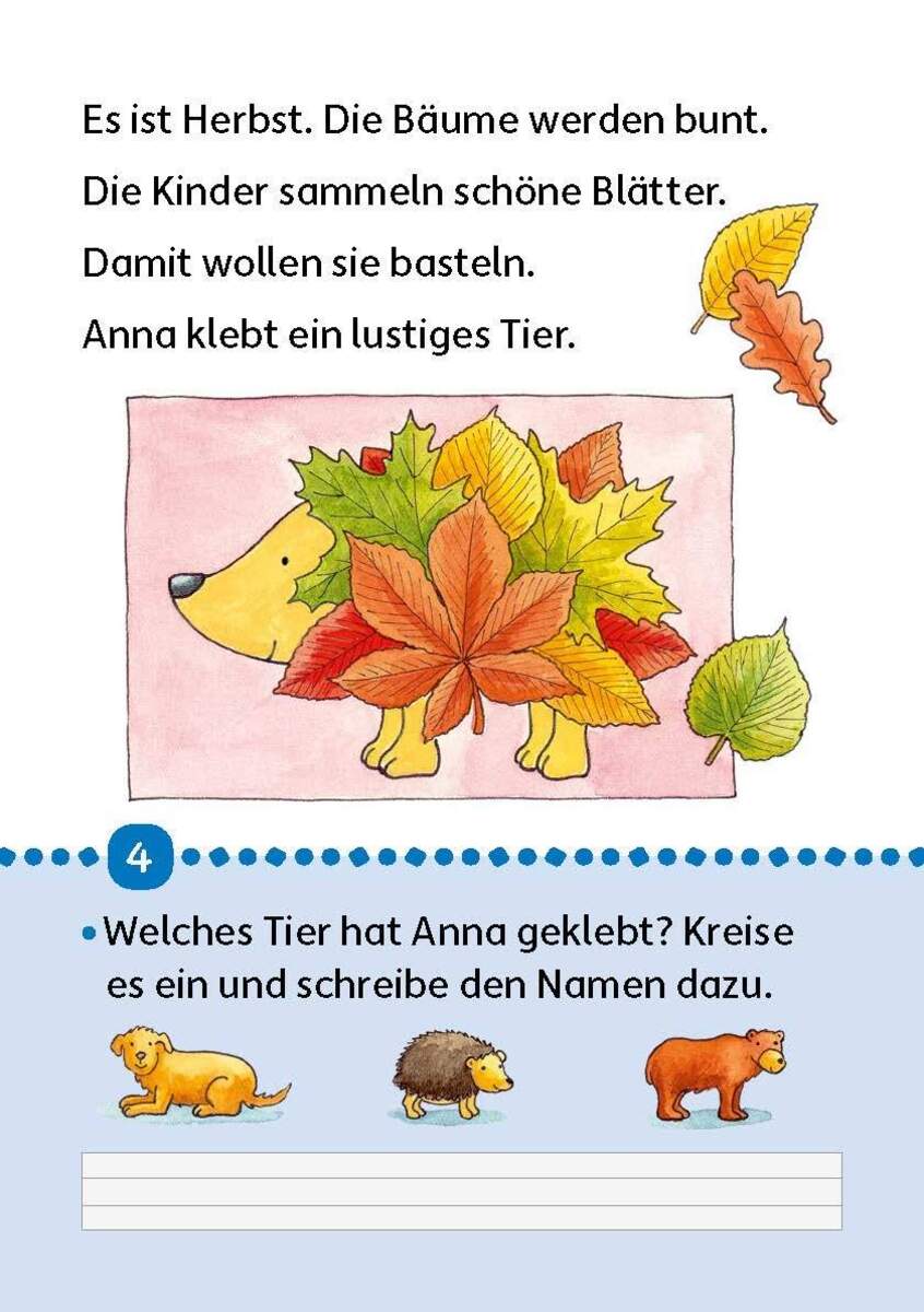 Hauschka Verlag Erstleseblock - In der Schule ist was los!, A5-Block