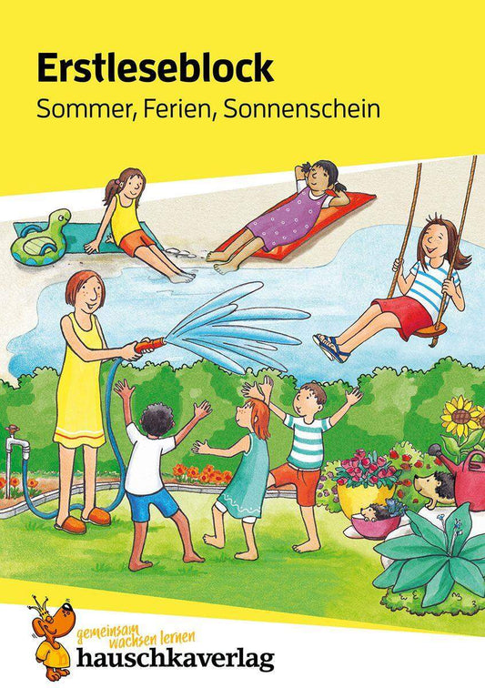 Hauschka Verlag Erstleseblock - Sommer, Ferien, Sonnenschein, A5-Block