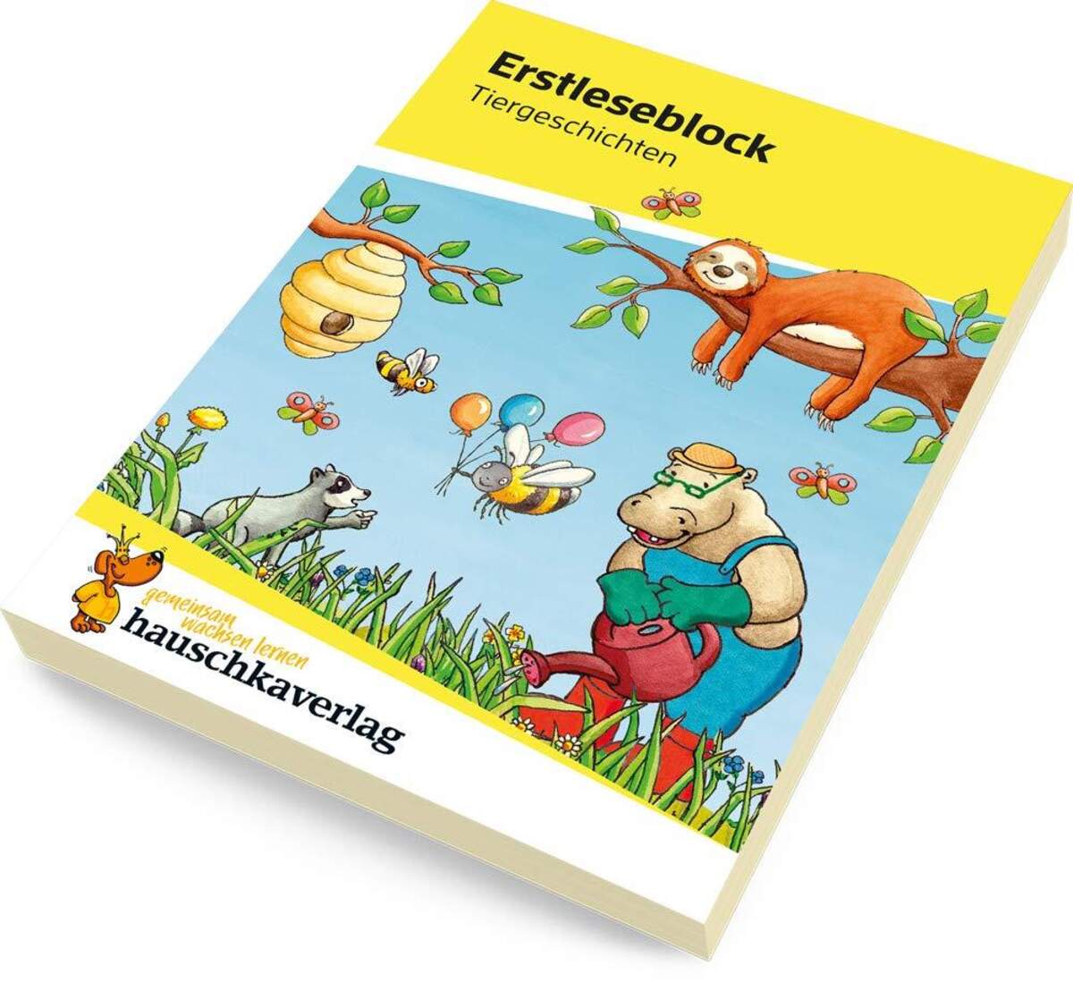 Hauschka Verlag Erstleseblock – Tiergeschichten, A5-Block