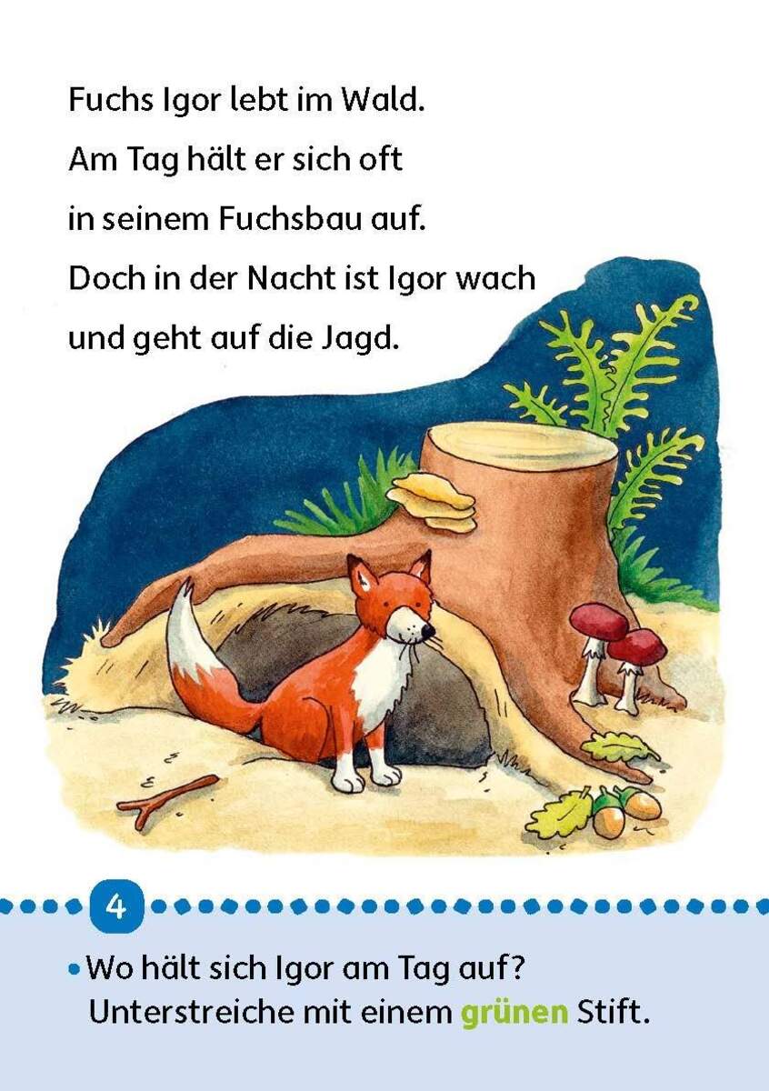 Hauschka Verlag Erstleseblock – Tiergeschichten, A5-Block