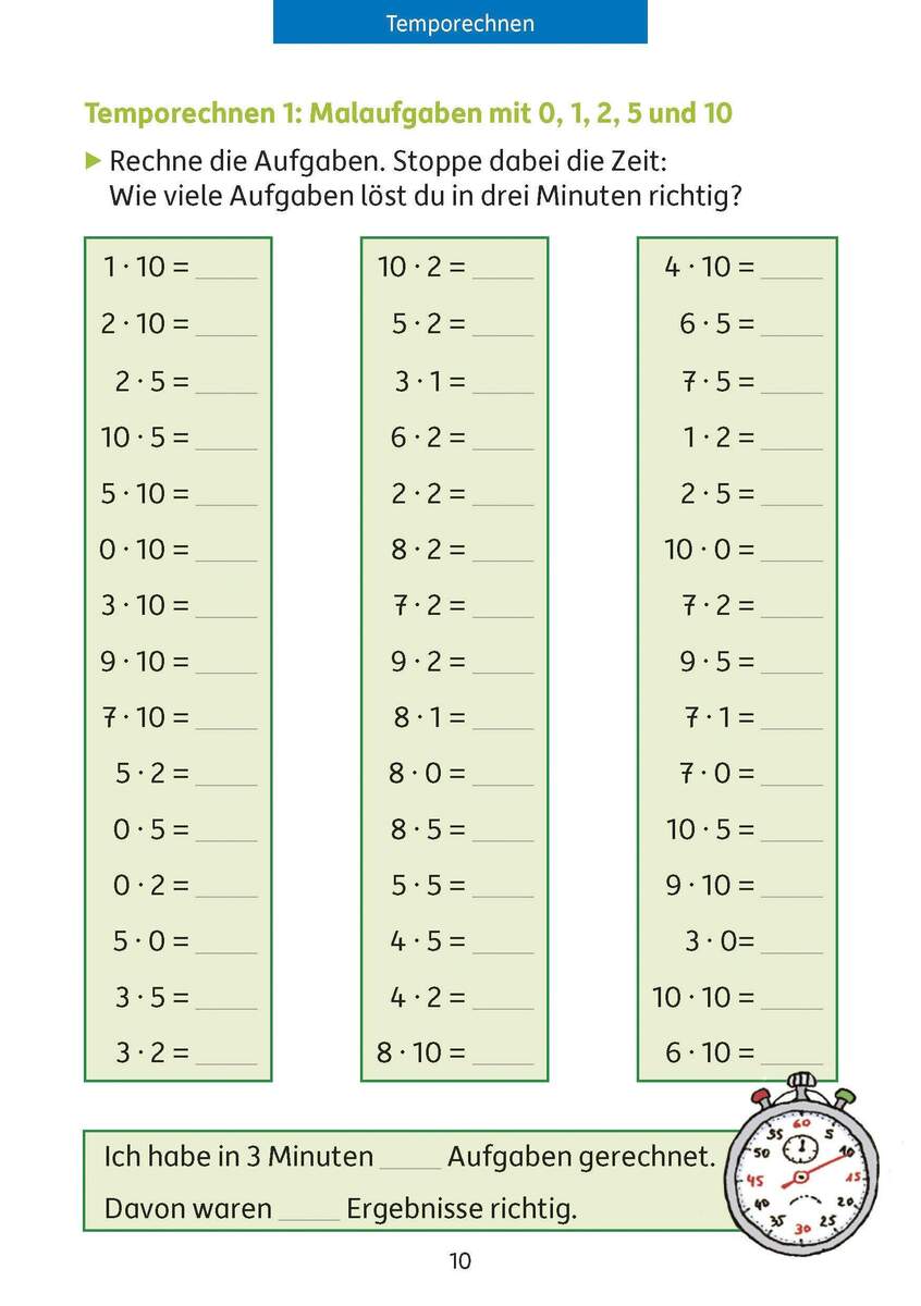 Kleine Lückenfüller für den Mathematikunterricht