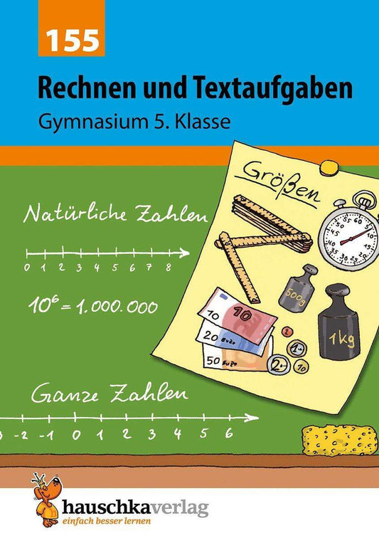 Hauschka Verlag Rechnen und Textaufgaben Gymnasium 5. Klasse