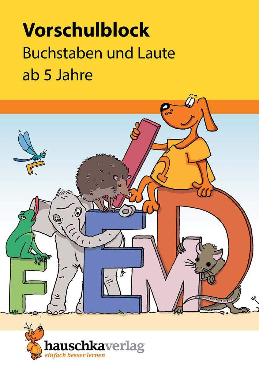Hauschka Verlag Vorschulblock Buchstaben und Laute
