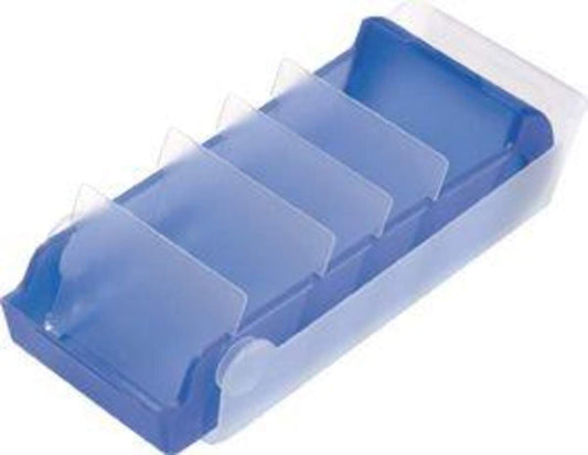 Helit H6901030 Lernkartei BeeBox, A8, blau