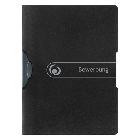 Herlitz Express Clip A4 Bewerbung PP schwarz 30 Blatt