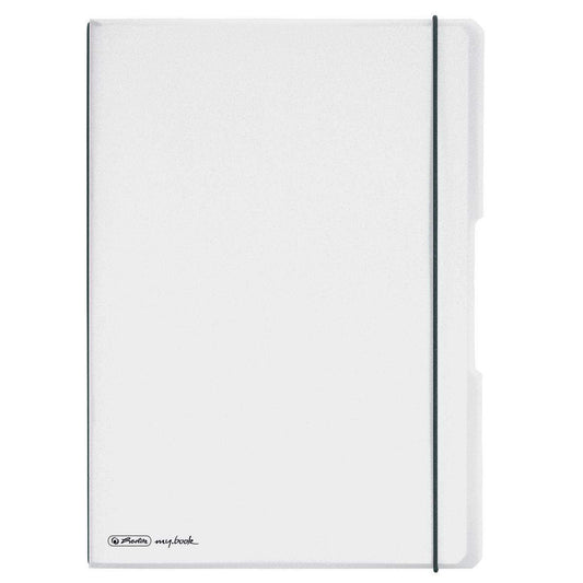 Herlitz Notizheft PP A4 Flex transparent kariert