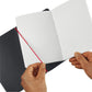 Herlitz Notizheft PP A4 Flex schwarz kariert liniert