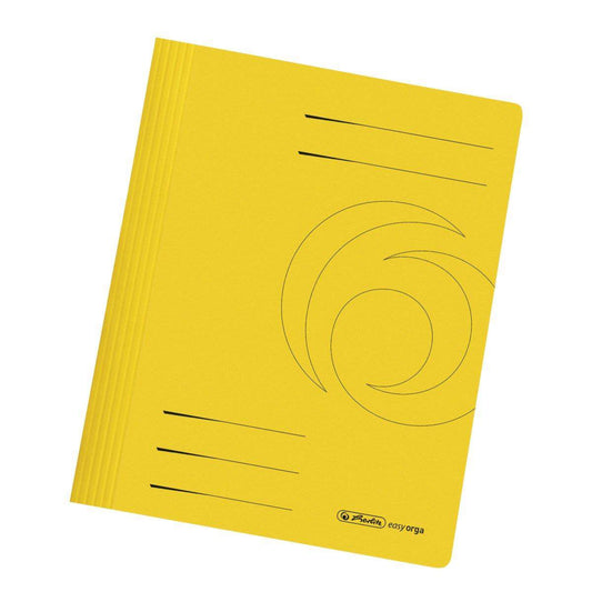 Herlitz Schnellhefter Karton A4 Intensivfarben gelb