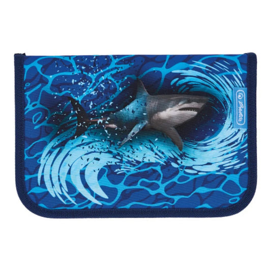 Herlitz Schüleretui Blue Shark, 31-teilig