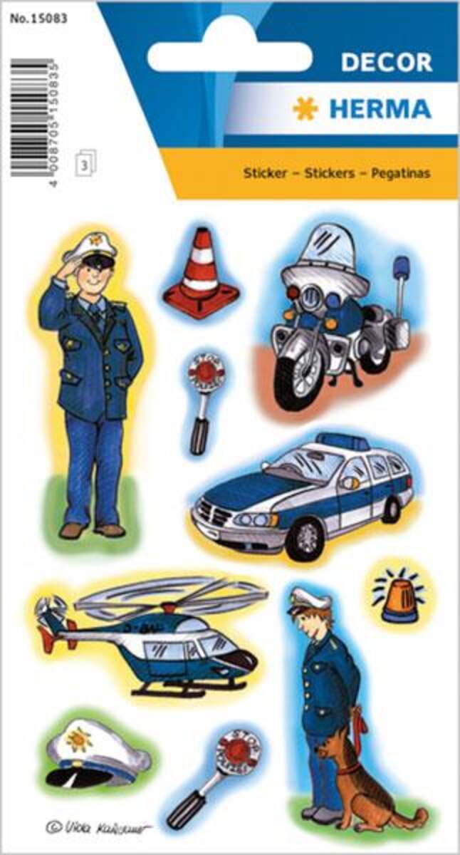 HERMA 15083 Sticker DECOR Polizei