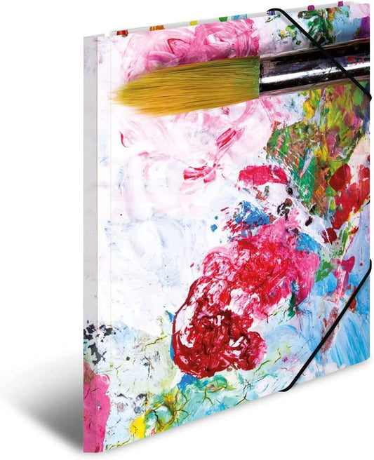 HERMA 19223 Sammelmappe DIN A4 Impressionen Farben, stabile Pappe
