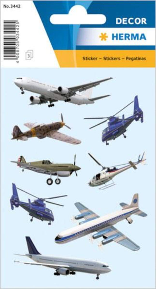 HERMA 3442 Sticker DECOR Flugzeuge
