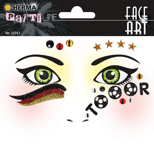 HERMA Face Art Sticker Fußball Deutschland