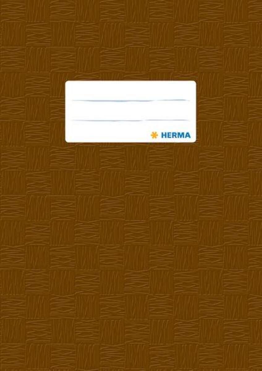 HERMA Heftschoner, A5, gedeckt braun