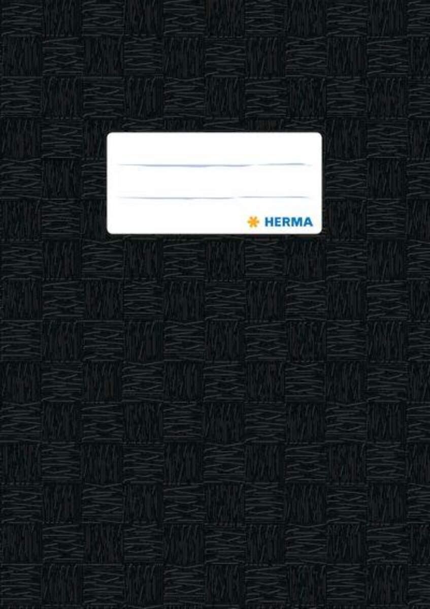 HERMA Heftschoner, A5, gedeckt schwarz