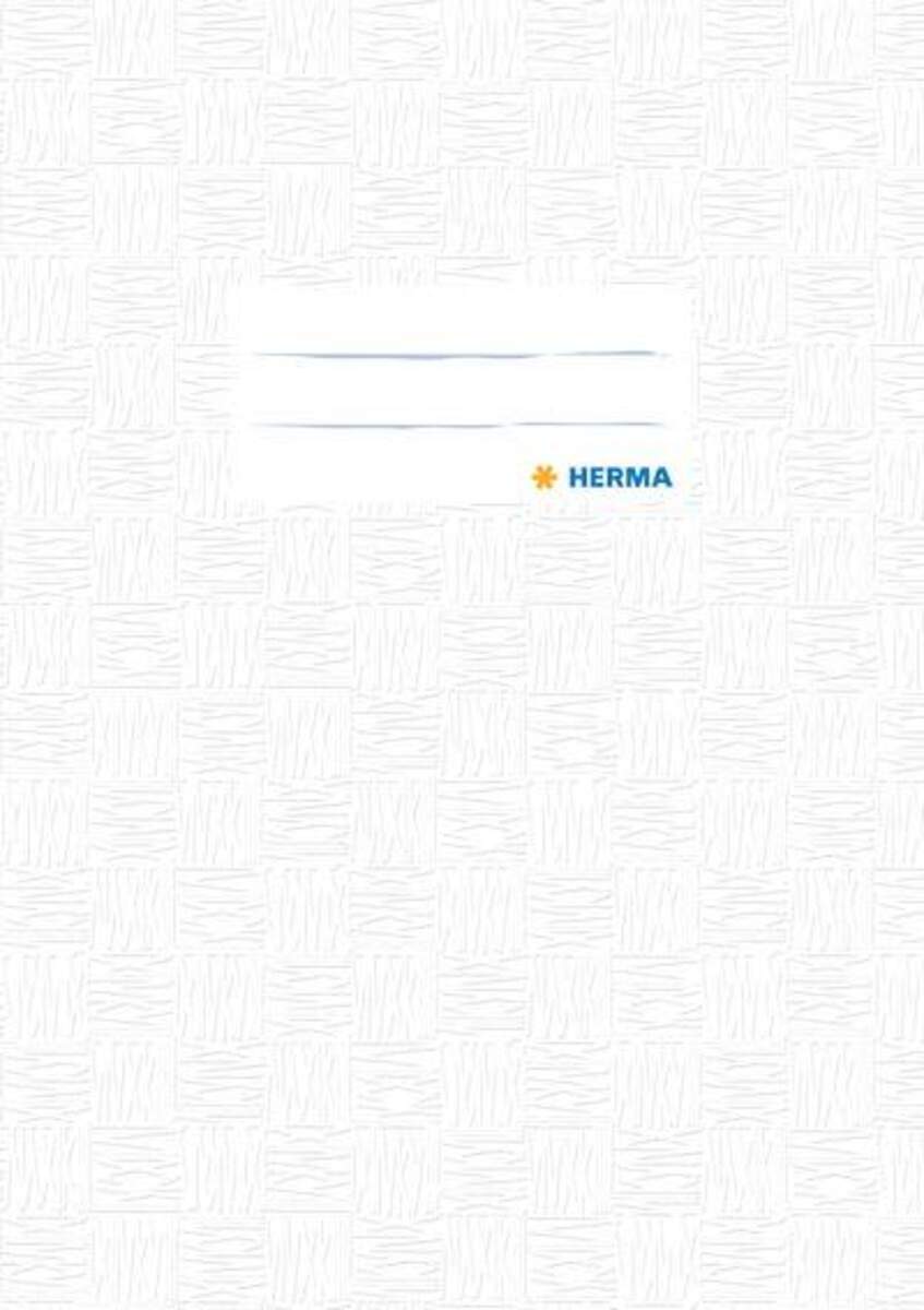 HERMA Heftschoner, A5, gedeckt weiß