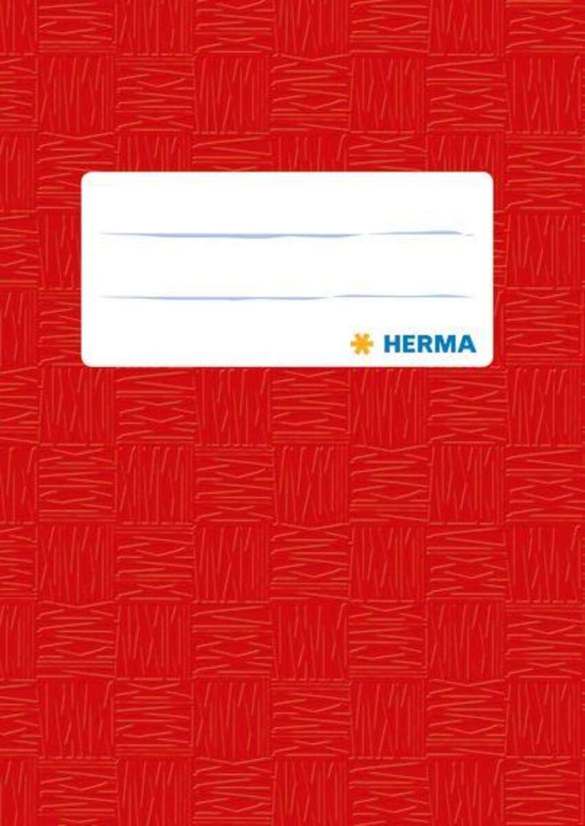 HERMA Heftschoner, A6, gedeckt rot