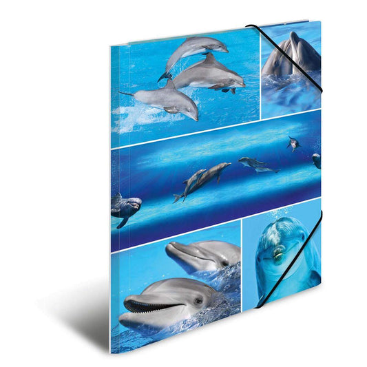 HERMA Sammelmappe A4 Karton Delfine