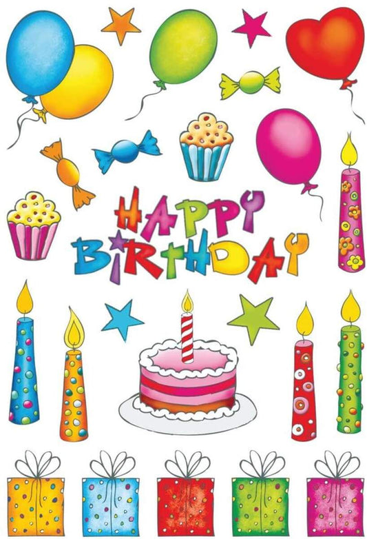 HERMA Schmucketikett Decor Geburtstag