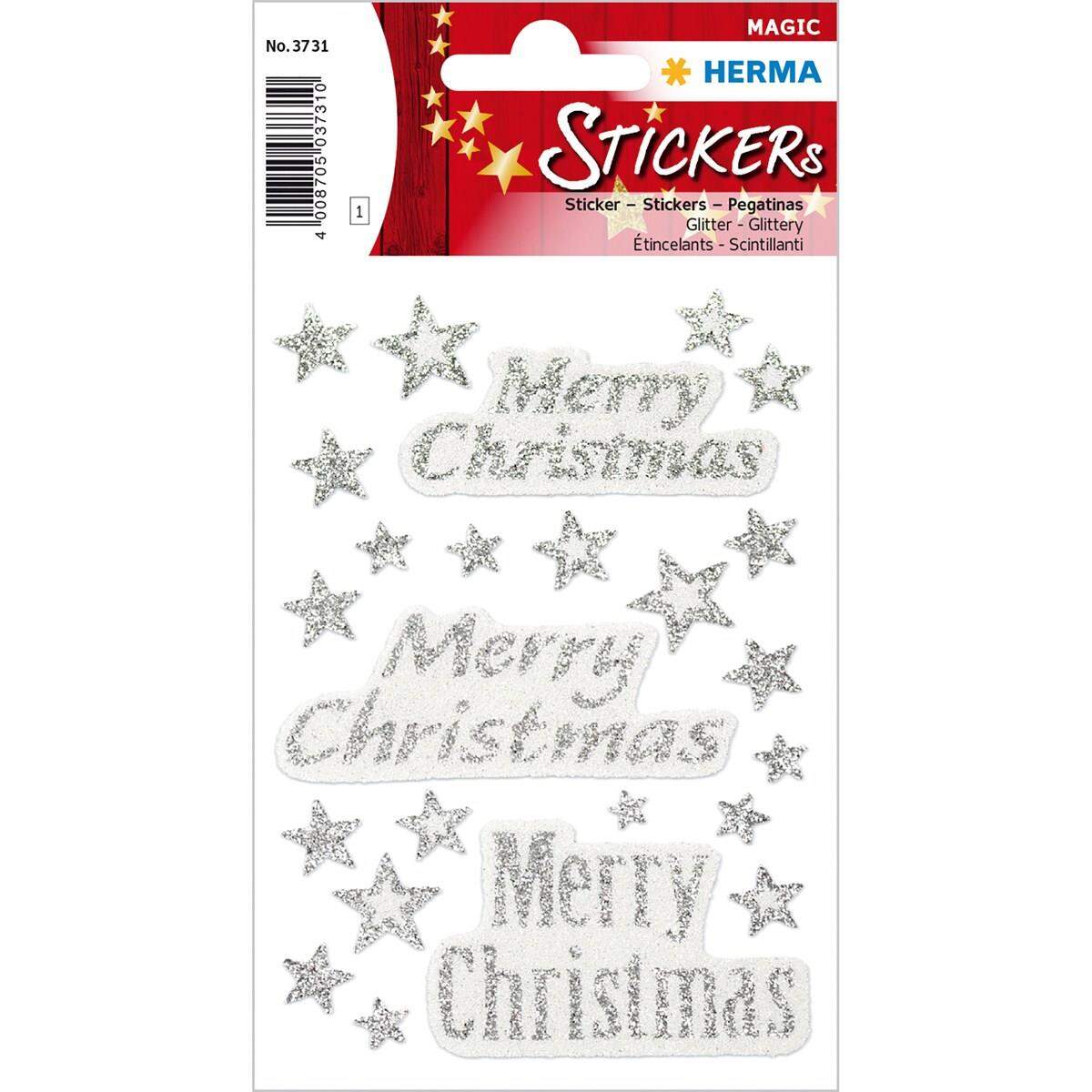 HERMA Sticker Merry Christmas