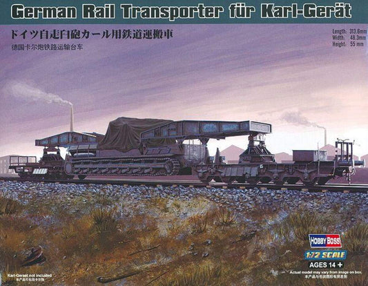 Hobby Boss Modellbaufahrzeug German Rail Transporter für Karl-Gerät