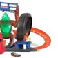 Hot Wheels City Slam Gorilla mit Geräuschen, Spielset mit Looping