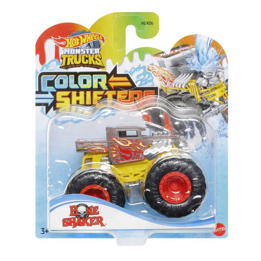 Hot Wheels Monster Trucks 1:64 Color Shifters Sortiment, 1 Stück, 5-fach sortiert