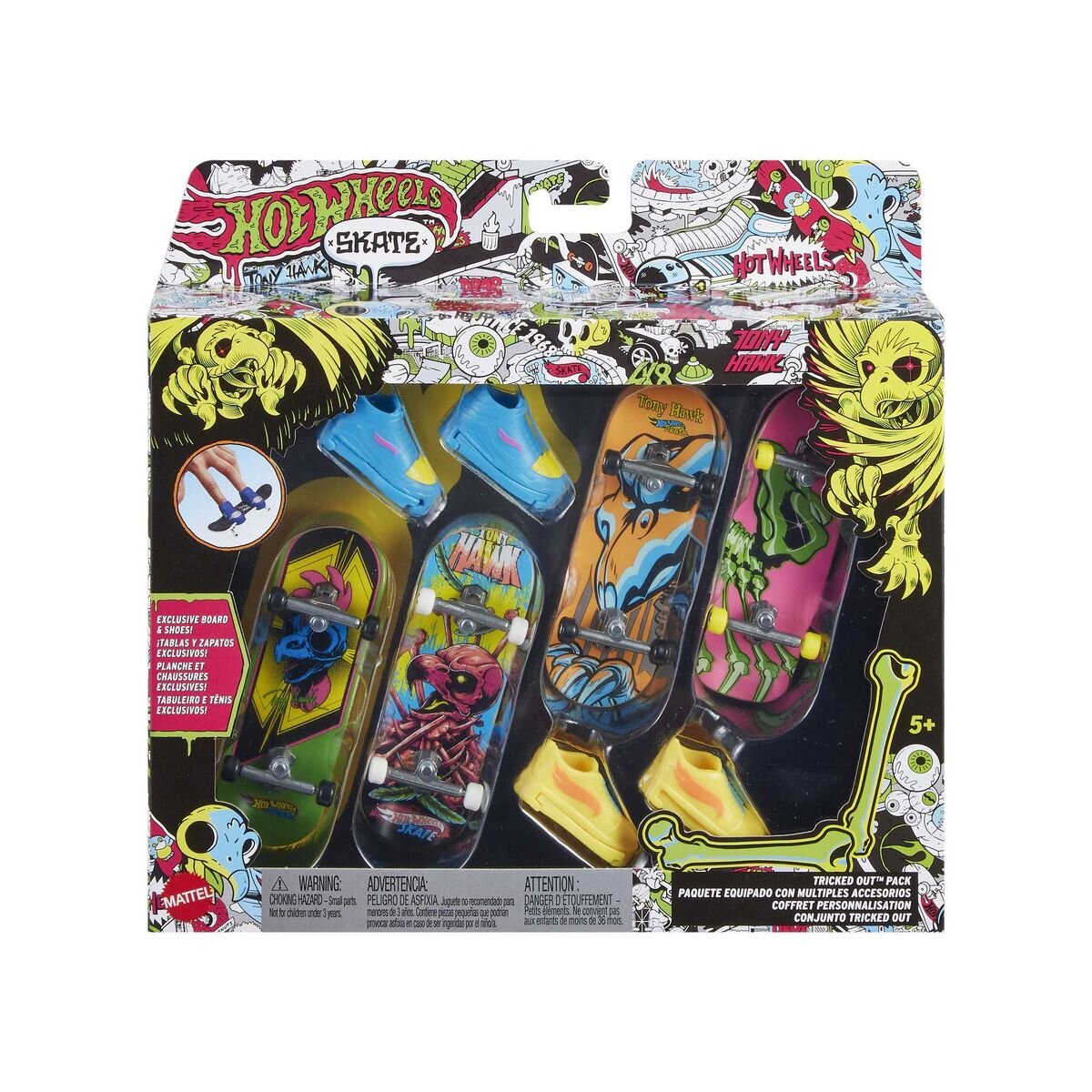 Hot Wheels Tony Hawk Fingerboard Set