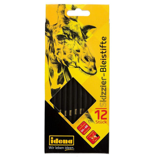 Idena 23906 Bleistifte FSC100% Zum Skizzieren, 12 Stück