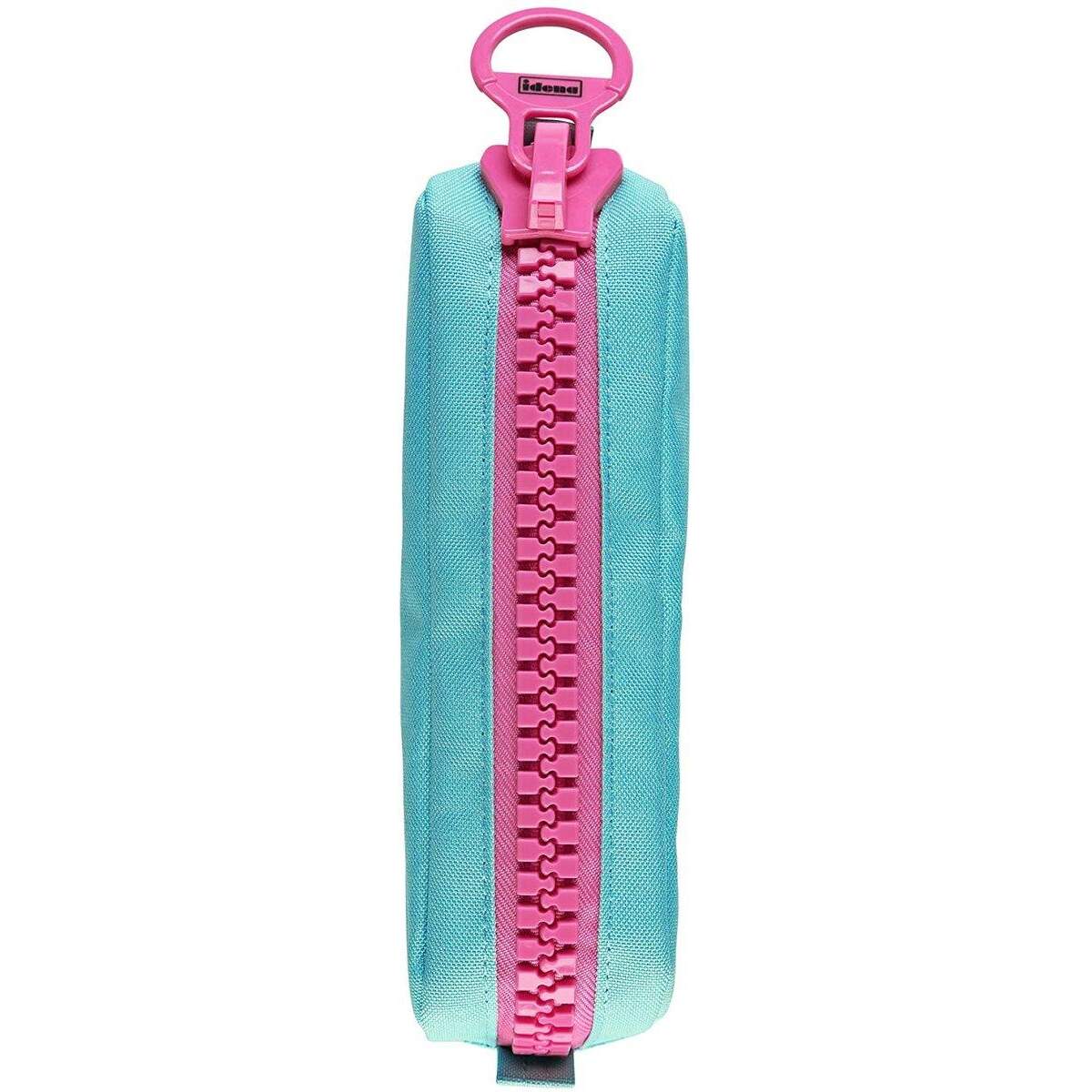 Idena Faulenzer türkis, mit Riesenzipper magenta