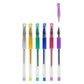 Idena Gel-Pen Glitter, 6 Stück