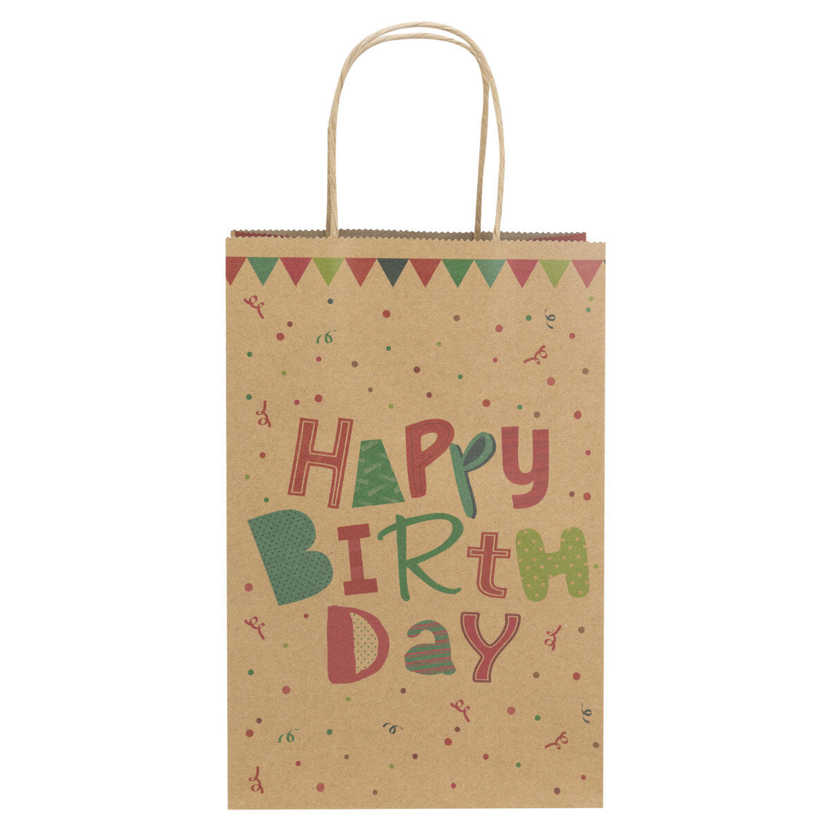Idena Geschenktasche M  Geburtstagsmotiv 18x10x27cm FSC-Rec.
