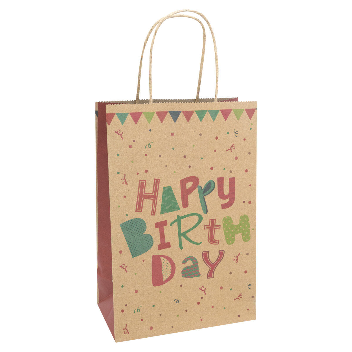 Idena Geschenktasche M  Geburtstagsmotiv 18x10x27cm FSC-Rec.