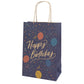 Idena Geschenktasche Motiv Happy Birthday 18x10x27cm FSC-Rec.