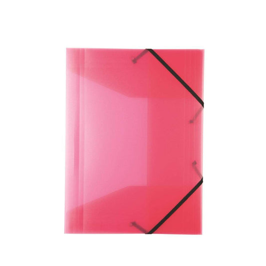Idena Gummizugmappe A3 PP, transluzent pink