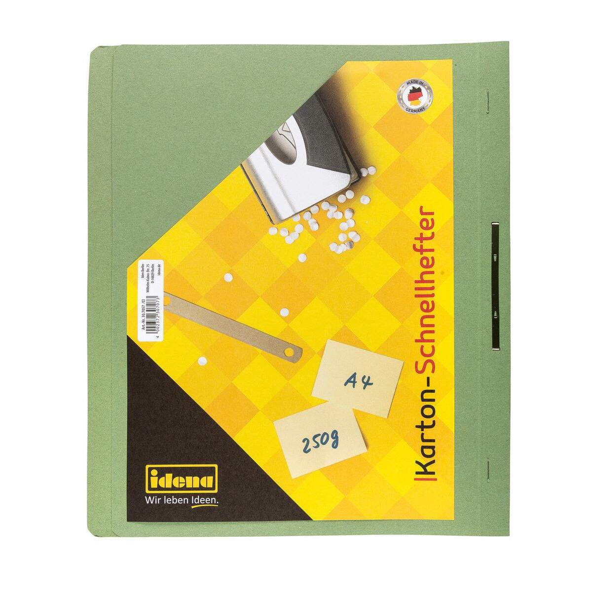 Idena Kartonschnellhefter A4, grün