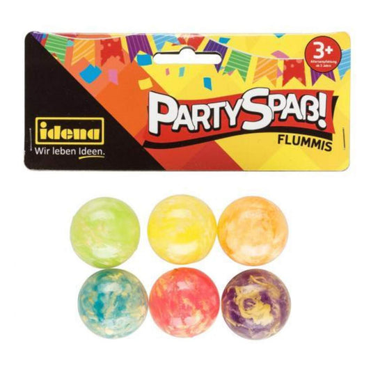 Idena Kinder Partyartikel Flummis 6 Stück