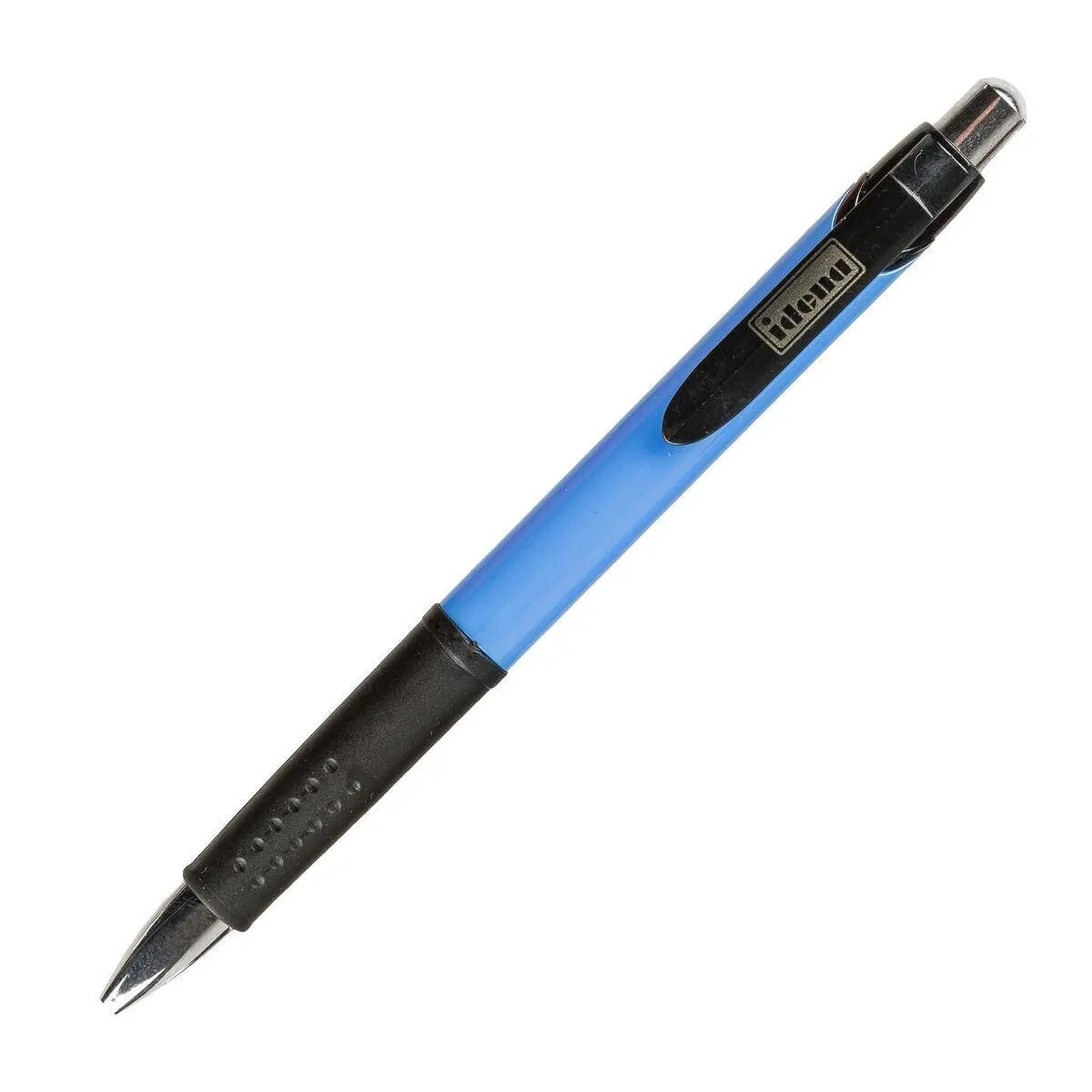 Idena Kugelschreiber blauschreibend mit Druckmechanik