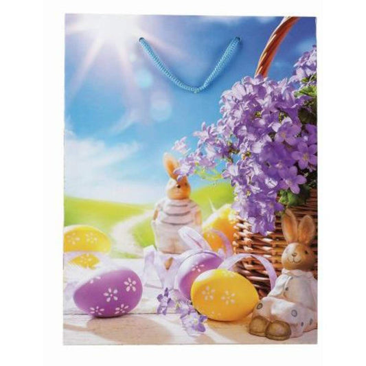 Idena Lacktasche Ostern, 18 x 23 x 8cm, sortiert