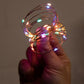 Idena LED Micro Lichterkette mit Timer, 30er, bunt