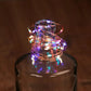 Idena LED Micro Lichterkette mit Timer, 30er, bunt