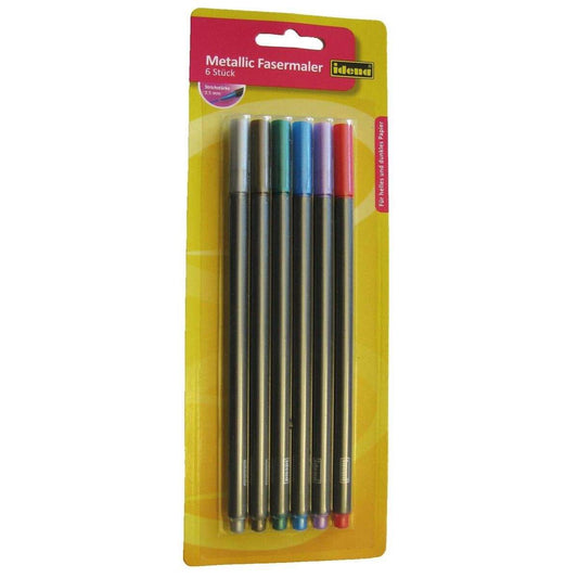Idena Metallic Marker, 6 Stück