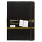 Idena Notizbuch, DIN A5, 192 Seiten, 80 g, blanko, Hardcover, schwarz
