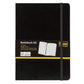 Idena Notizbuch, DIN A5, 192 Seiten, 80 g, kariert, Hardcover, schwarz