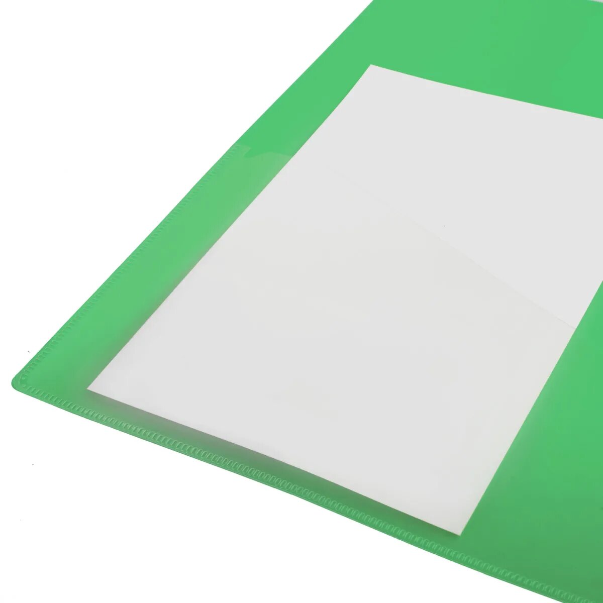 Idena Ringbuch A4, Rückenbreite 35mm, transluzent apfelgrün